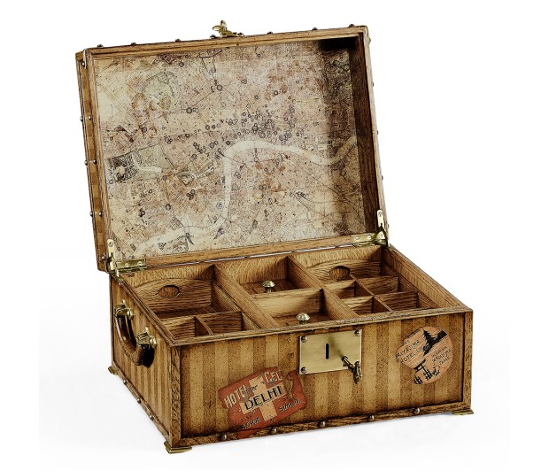 Travel Trunk Style Fitted Box