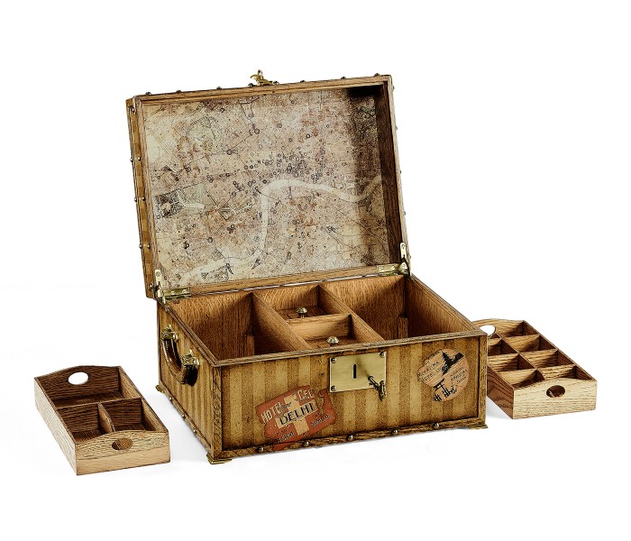 Travel Trunk Style Fitted Box