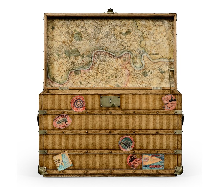Travel Trunk Style Storage Chest