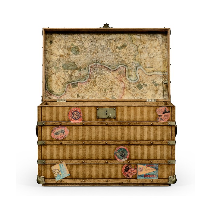 Travel Trunk Style Storage Chest