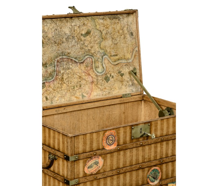 Travel Trunk Style Storage Chest