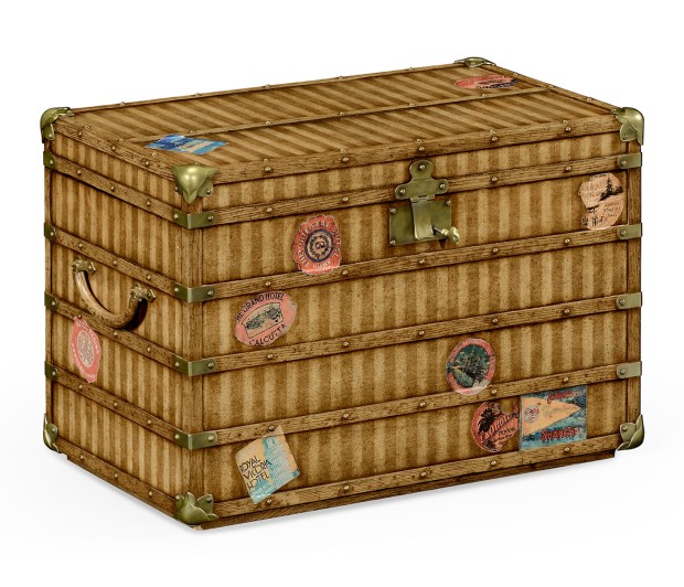 Travel Trunk Style Storage Chest