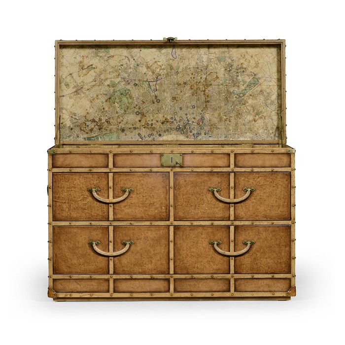 Travel Chest of Drawer Style Large Fitted Chest