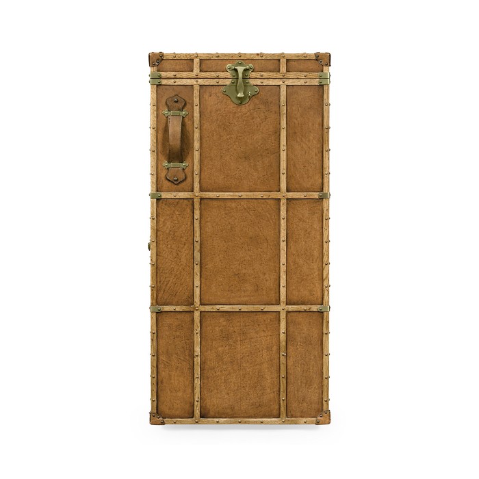 Travel Trunk Style Wine and Cocktail Cabinet