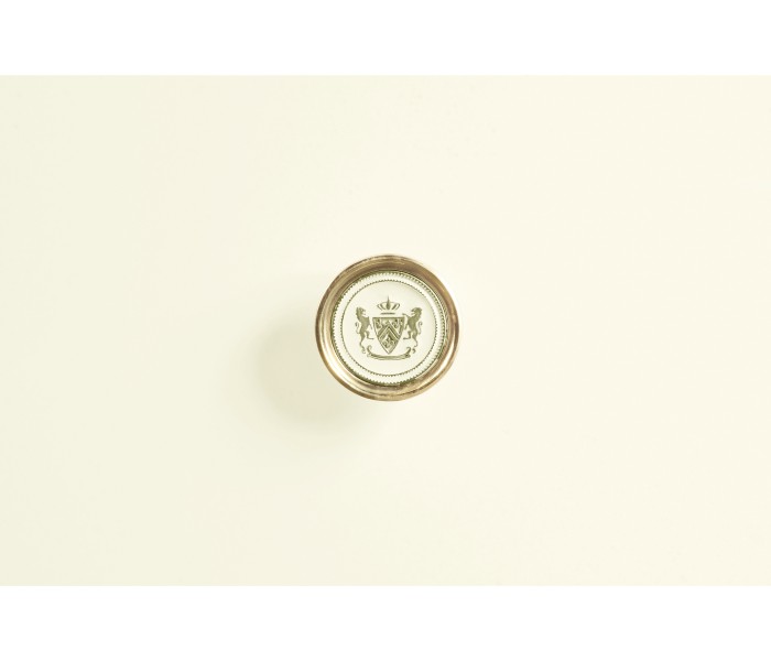 Blanc & Gold Low Chest