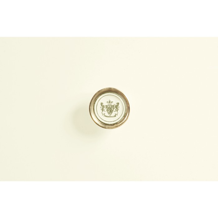 Blanc & Gold Low Chest