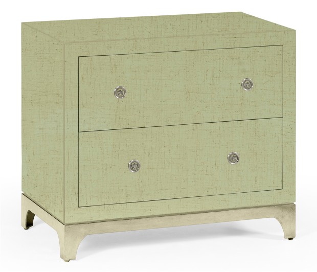 Lichen & Silver Low Chest