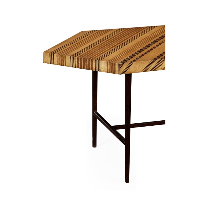 Inlaid Stripe “Necktie” Bench Or Coffee Table