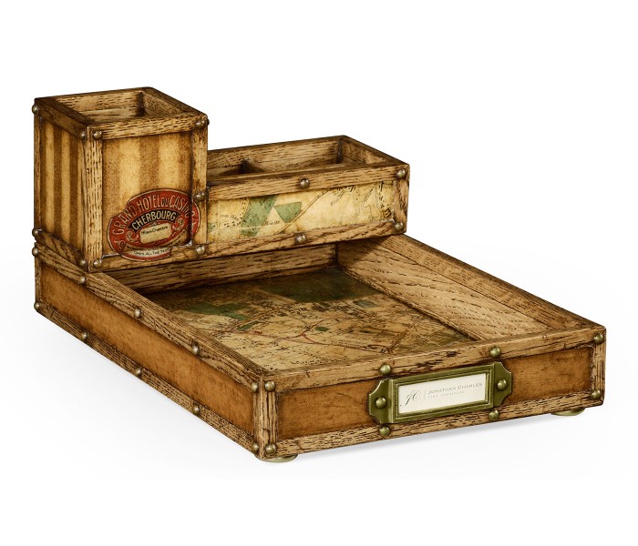 Travel Trunk Style Desk Organiser