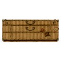 Travel Trunk Style Coffee Table with Storage