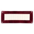 50's Americana Leather Bench