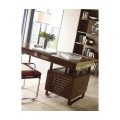 50's Americana Leather Easy Chair