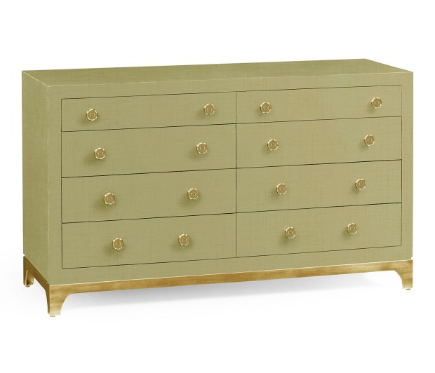 Sage & Gold Double Low Chest 