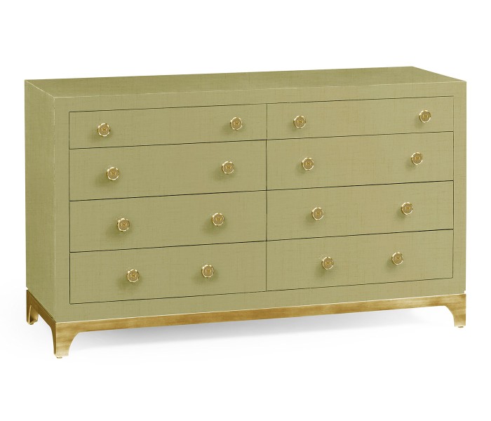 Sage & Gold Double Low Chest 