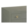 Slate & Gold Double Low Chest 