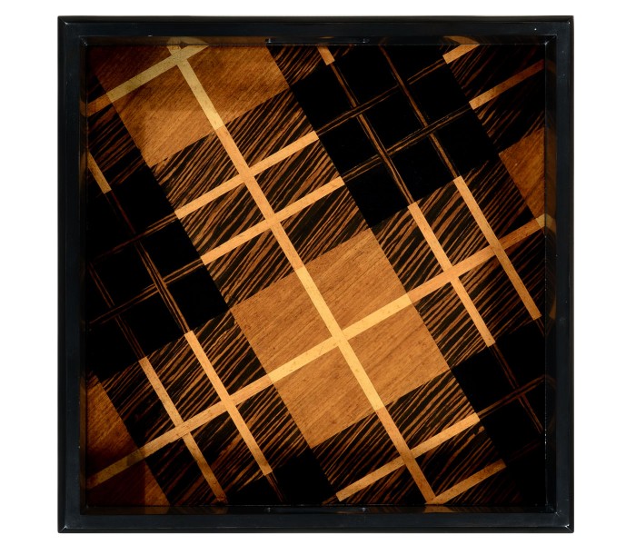 Hand Inlaid Tartan Butler's Tables