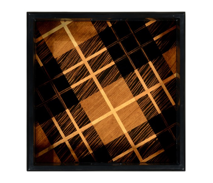 Hand Inlaid Tartan Butler's Tables