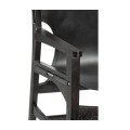 Casual Mid-cent Slung Leather Arm Chair