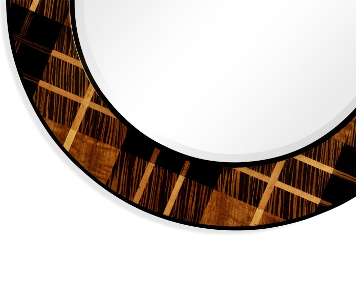 Hand Inlaid Tartan Porthole Mirror 28