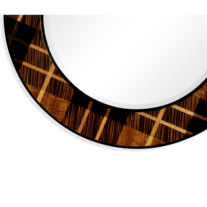 Hand Inlaid Tartan Porthole Mirror 28