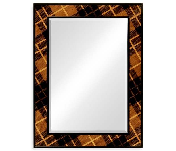 Hand Inlaid Tartan Wall Hanging Mirror