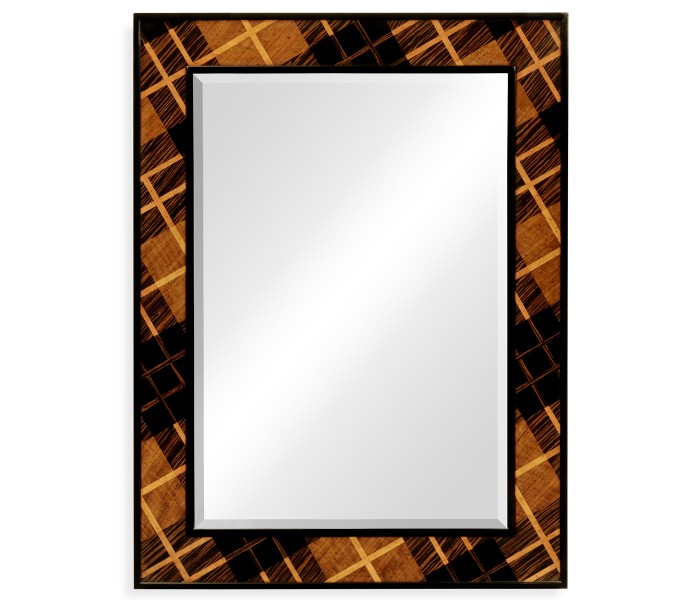 Hand Inlaid Tartan Wall Hanging Mirror
