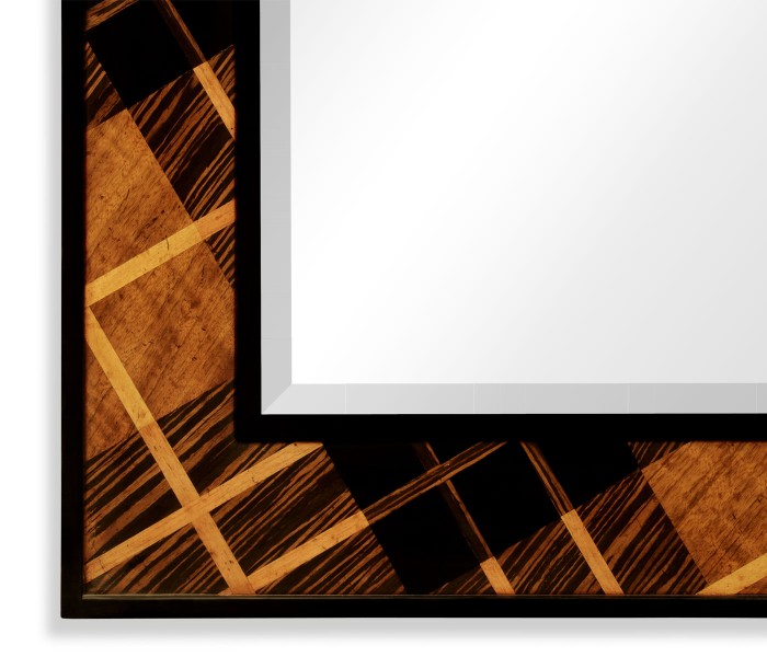 Hand Inlaid Tartan Wall Hanging Mirror