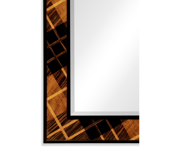 Hand Inlaid Tartan Wall Hanging Mirror
