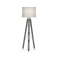 Black Mocha Oak Architectural Floor Lamp 64