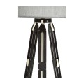 Black Mocha Oak Architectural Floor Lamp 64