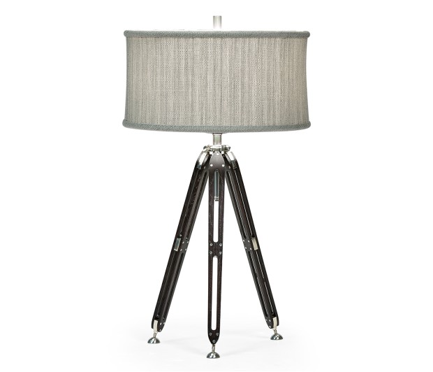 Black Mocha Oak Architectural Table Lamp 28