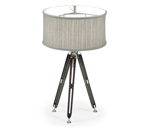 Black Mocha Oak Architectural Table Lamp 28