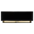 Classic Ebony & Ivory Herringbone Console Table