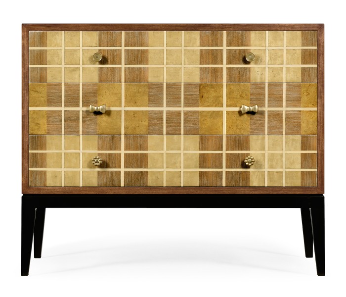 Pale Tartan Chest of Drawers