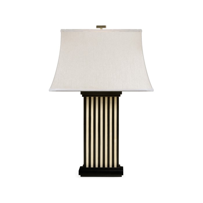Classic Ebony & Ivory Lamp