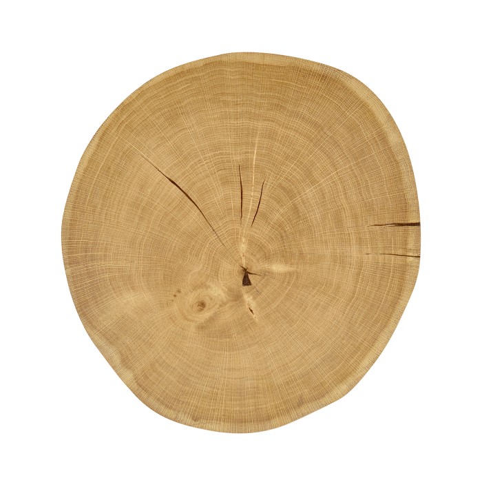 Oak & Oyster Side Table