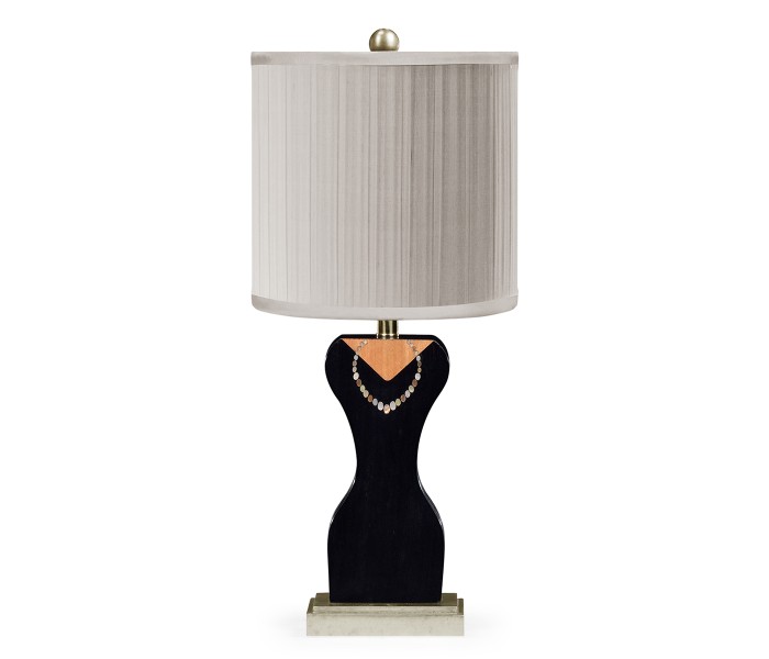 Coco's String of Pearls and Little Black Dress Lamp