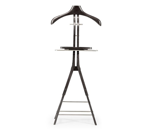 Black Mocha Oak Valet Stand