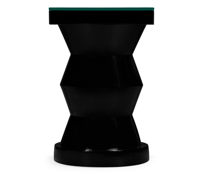 Smoky Black round wine table