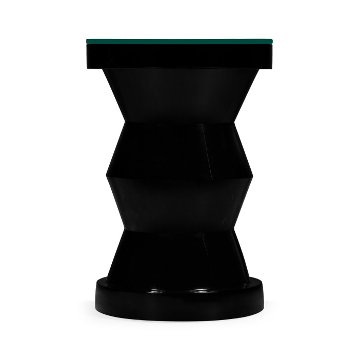 Smoky Black round wine table
