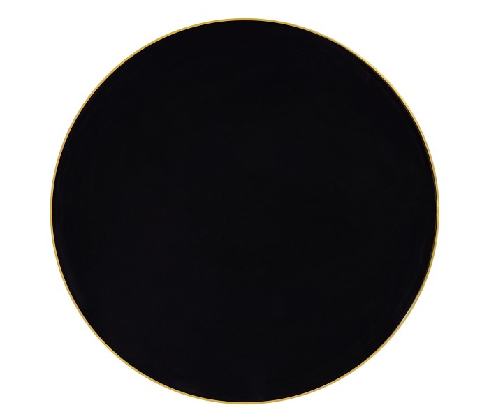 Gilded round wine table