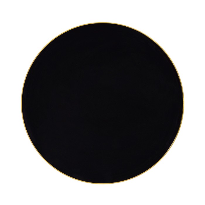 Gilded round wine table