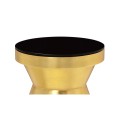 Gilded round wine table