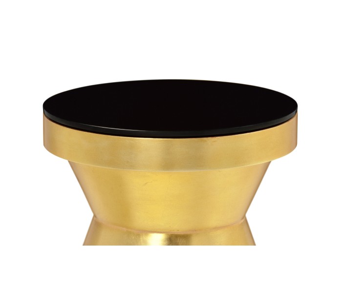 Gilded round wine table