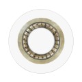 Multi Metal Round Plaid Centre Table