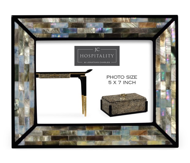 Rectangular Mother of Pearl Picture Frame (5