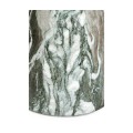 Round Faux Black & Grey Marble Wine Table