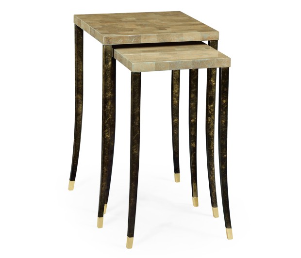 Natural Brick Eggshell Nesting Tables