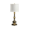 Midnight Snakeskin Eggshell Table Lamp