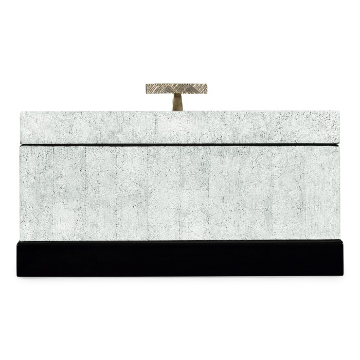 White Smoke Eggshell Rectangular Box